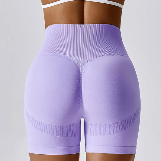 Womens Seamless Sports Shorts